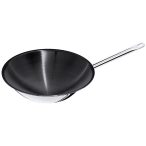 Wok inox 36 cm baza rotunda PTFE