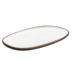 Platou oval 30x18cm linia ReNew White