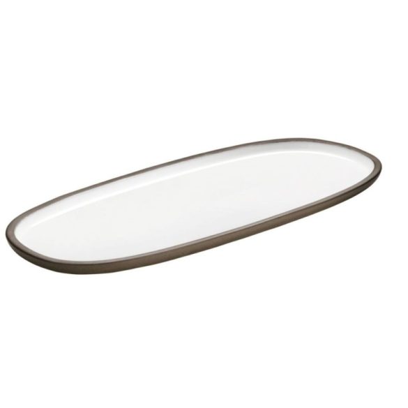 Platou oval 35x15cm linia ReNew White