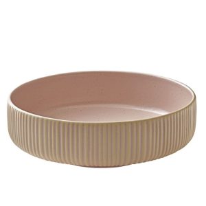 Bol rotund cu relief 21cm linia Nara Rose