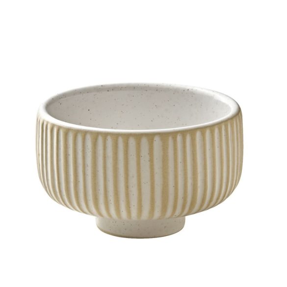 Bol rotund cu relief 8cm linia Nara White