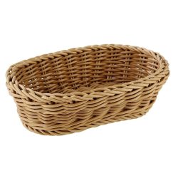 Cos servire polyrattan 19x12cm