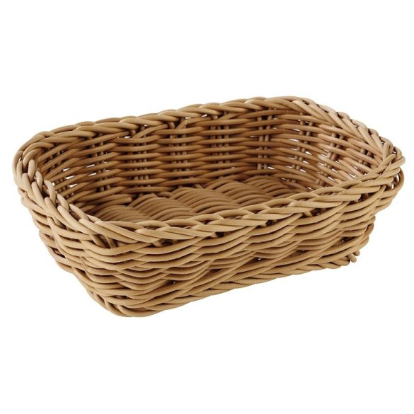 Cos servire polyrattan 19x13cm