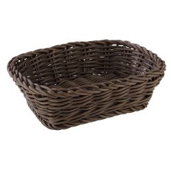 Cos servire polyrattan 19x13cm