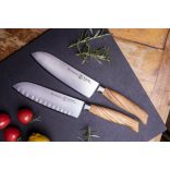 Cutit Santoku 16.5cm Messermeister Olive Luxe