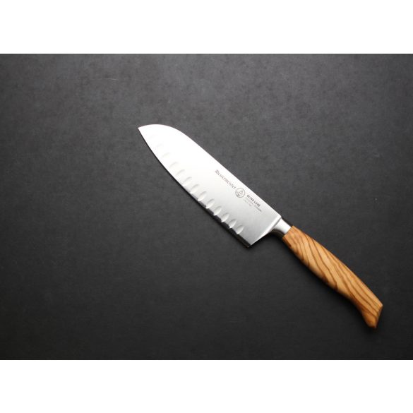 Cutit Santoku alveolata 16.5cm Messermeister Olive